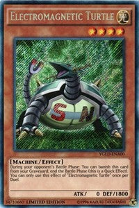 Electromagnetic Turtle [YGLD-ENA00] Secret Rare | Exor Games New Glasgow