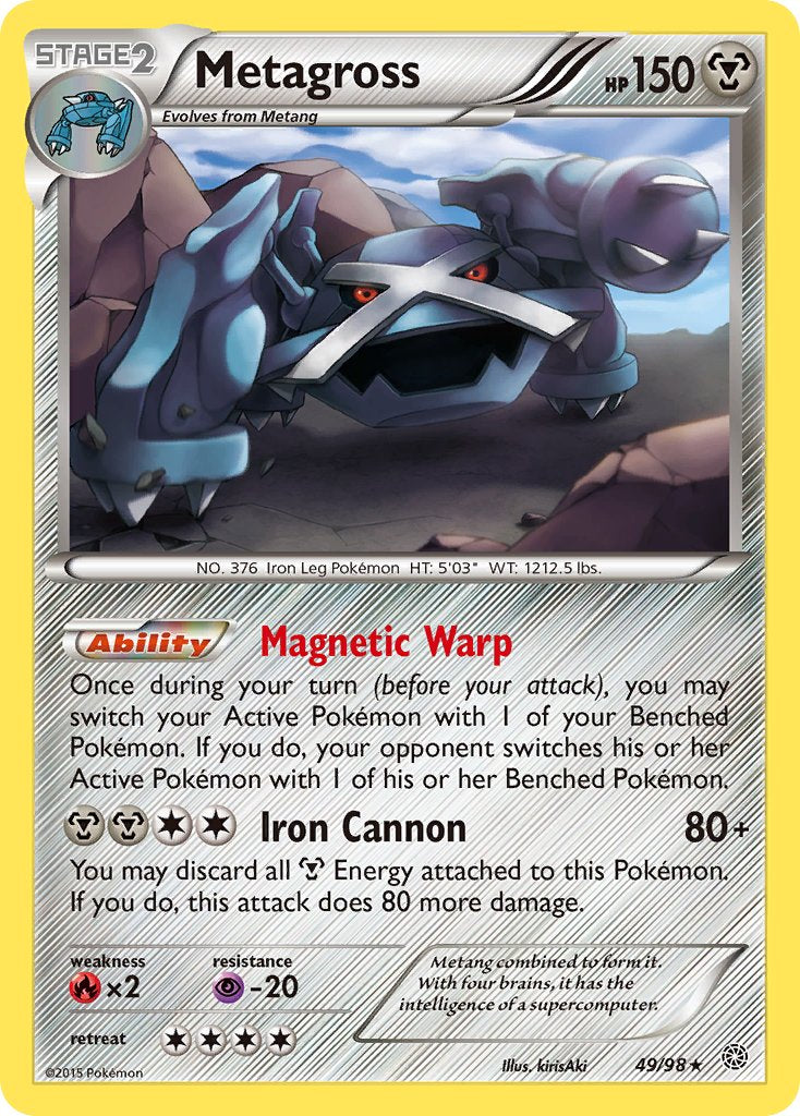 Metagross (49/98) (Theme Deck Exclusive) [XY: Ancient Origins] | Exor Games New Glasgow