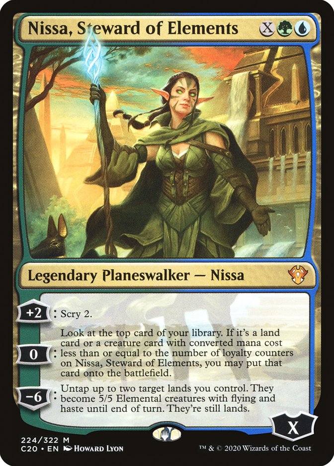 Nissa, Steward of Elements [Commander 2020] | Exor Games New Glasgow