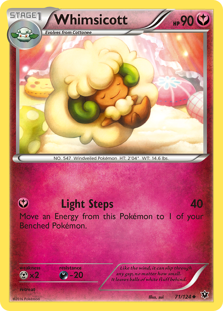 Whimsicott (71/124) [XY: Fates Collide] | Exor Games New Glasgow