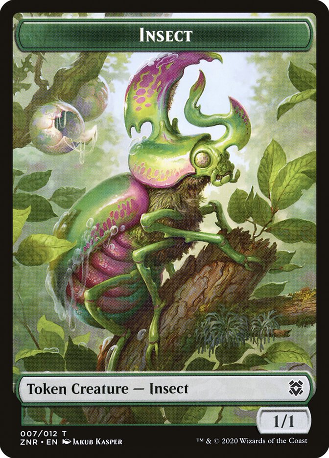 Insect Token [Zendikar Rising] | Exor Games New Glasgow