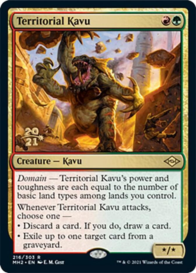 Territorial Kavu [Modern Horizons 2 Prerelease Promos] | Exor Games New Glasgow