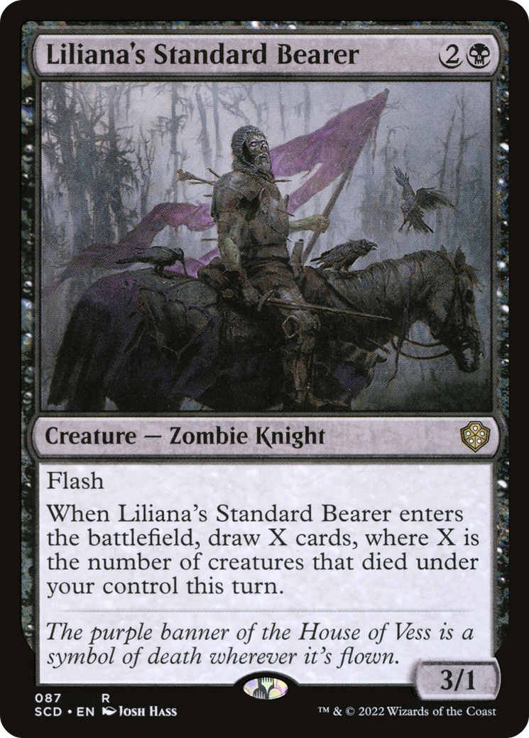 Liliana's Standard Bearer [Starter Commander Decks] | Exor Games New Glasgow