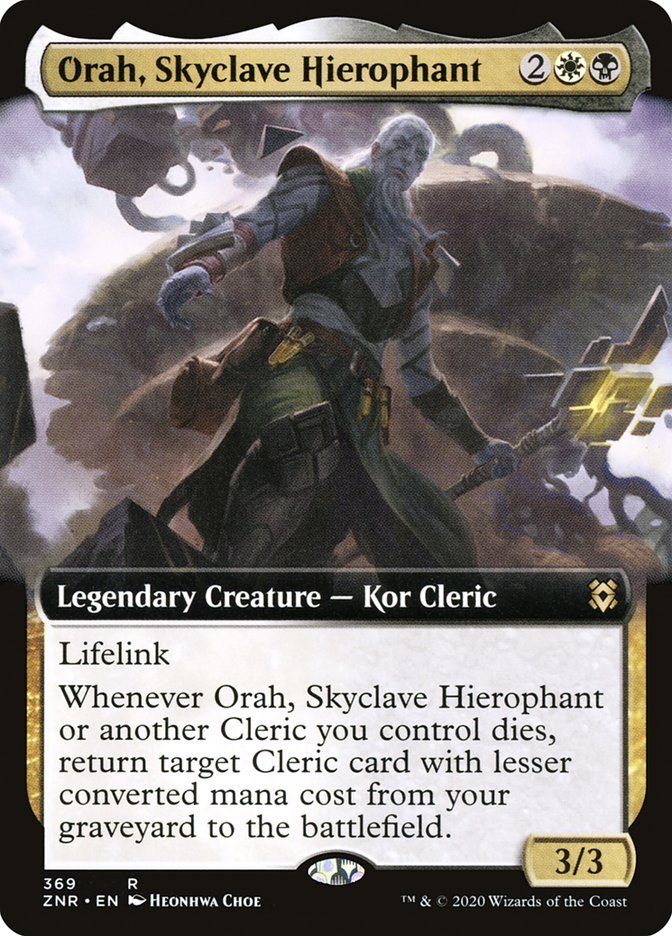 Orah, Skyclave Hierophant (Extended) [Zendikar Rising] | Exor Games New Glasgow