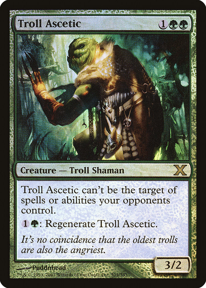 Troll Ascetic (Premium Foil) [Tenth Edition] | Exor Games New Glasgow