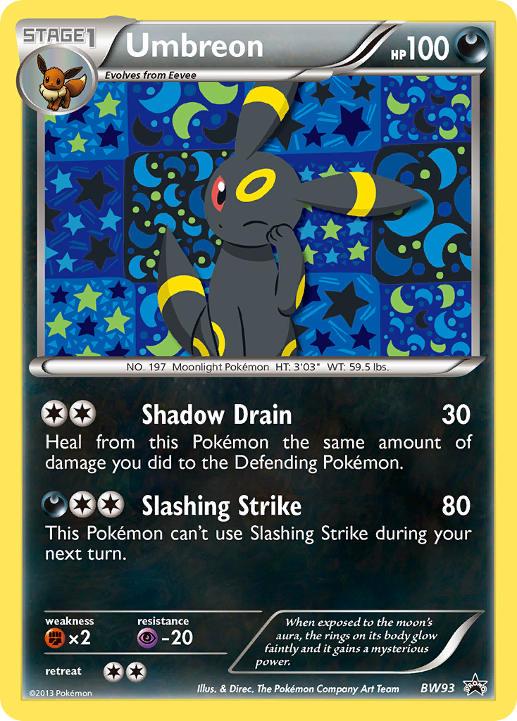 Umbreon (BW93) [Black & White: Black Star Promos] | Exor Games New Glasgow