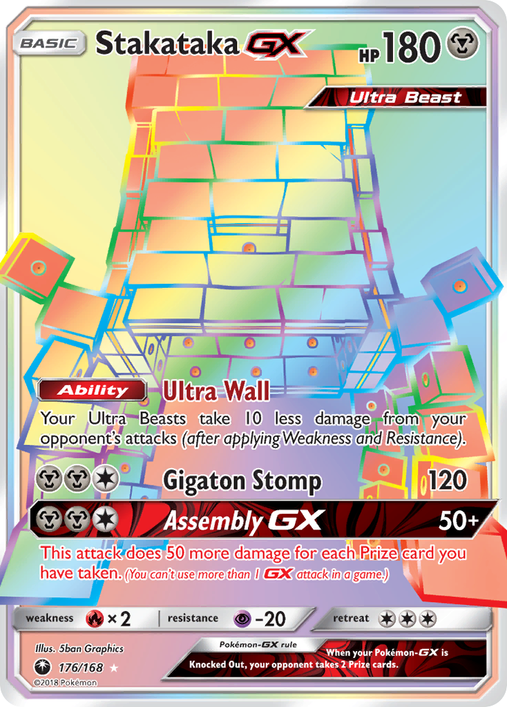 Stakataka GX (176/168) [Sun & Moon: Celestial Storm] | Exor Games New Glasgow