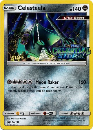 Celesteela (SM131) (Staff Prerelease Promo) [Sun & Moon: Black Star Promos] | Exor Games New Glasgow