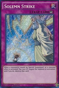 Solemn Strike [BOSH-EN079] Secret Rare | Exor Games New Glasgow