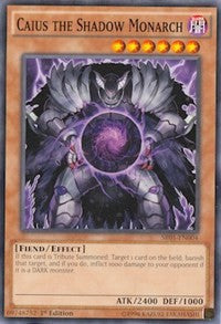 Caius the Shadow Monarch [SR01-EN004] Common | Exor Games New Glasgow