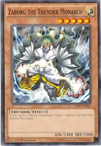 Zaborg the Thunder Monarch [SR01-EN005] Common | Exor Games New Glasgow