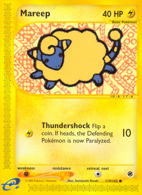 Mareep (119/165) [Expedition: Base Set] | Exor Games New Glasgow