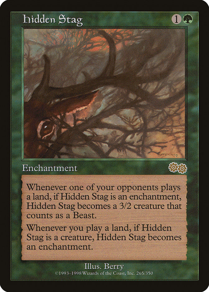 Hidden Stag [Urza's Saga] | Exor Games New Glasgow