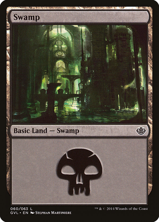 Swamp (60) (Garruk vs. Liliana) [Duel Decks Anthology] | Exor Games New Glasgow