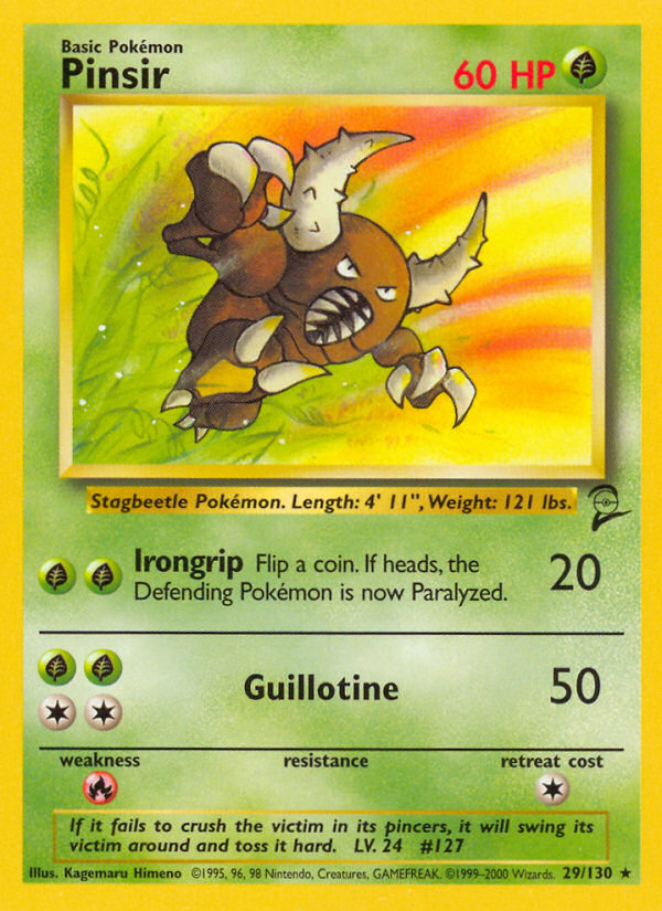 Pinsir (29/130) [Base Set 2] | Exor Games New Glasgow