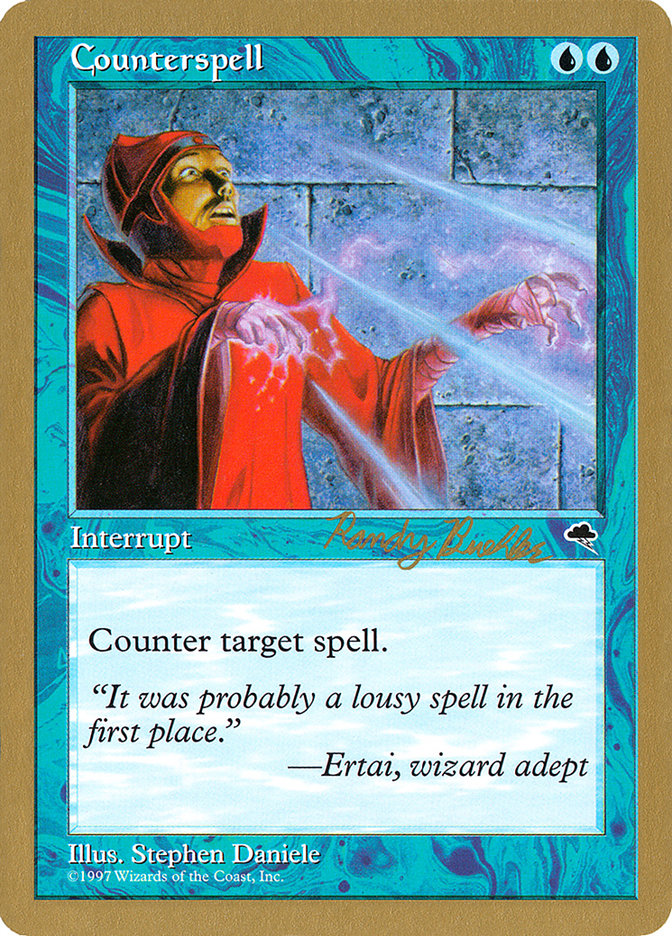 Counterspell (Randy Buehler) [World Championship Decks 1998] | Exor Games New Glasgow