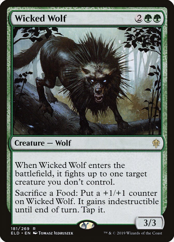 Wicked Wolf [Throne of Eldraine] | Exor Games New Glasgow
