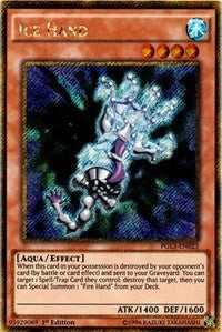 Ice Hand [PGL3-EN023] Gold Secret Rare | Exor Games New Glasgow