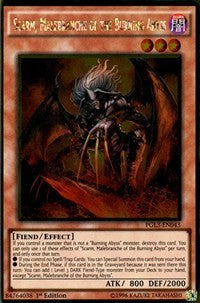 Scarm, Malebranche of the Burning Abyss [PGL3-EN043] Gold Rare | Exor Games New Glasgow