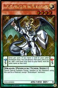 Luster Pendulum, the Dracoslayer [PGL3-EN055] Gold Rare | Exor Games New Glasgow