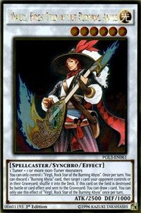 Virgil, Rock Star of the Burning Abyss [PGL3-EN061] Gold Rare | Exor Games New Glasgow