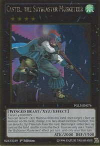 Castel, the Skyblaster Musketeer [PGL3-EN076] Gold Rare | Exor Games New Glasgow