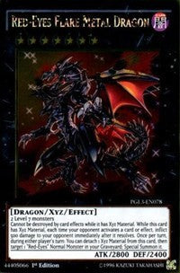 Red-Eyes Flare Metal Dragon [PGL3-EN078] Gold Rare | Exor Games New Glasgow