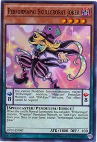 Performapal Skullcrobat Joker [OP01-EN007] Super Rare | Exor Games New Glasgow