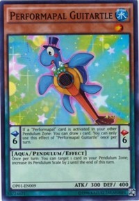 Performapal Guitartle [OP01-EN009] Super Rare | Exor Games New Glasgow