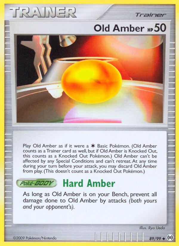 Old Amber (89/99) [Platinum: Arceus] | Exor Games New Glasgow