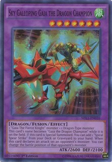 Sky Galloping Gaia the Dragon Champion [MIL1-EN010] Super Rare | Exor Games New Glasgow