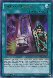 Card of Demise [MIL1-EN014] Ultra Rare | Exor Games New Glasgow