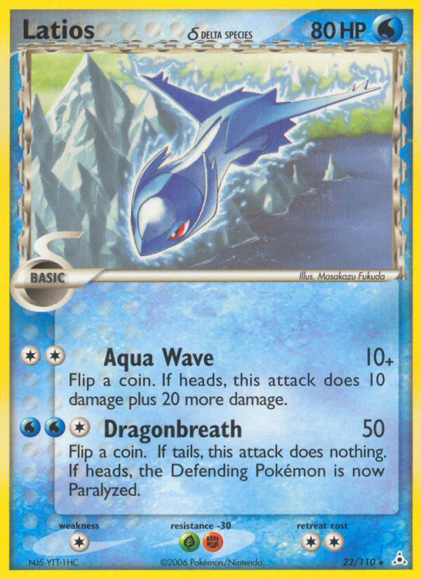 Latios (22/110) (Delta Species) [EX: Holon Phantoms] | Exor Games New Glasgow