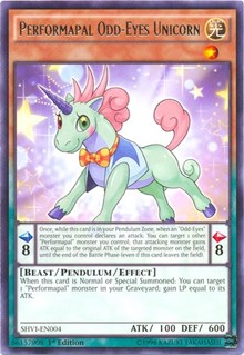 Performapal Odd-Eyes Unicorn [SHVI-EN004] Rare | Exor Games New Glasgow