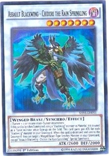 Assault Blackwing - Chidori the Rain Sprinkling [SHVI-EN051] Super Rare | Exor Games New Glasgow