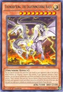 Thunder King, the Lightningstrike Kaiju [SHVI-EN087] Rare | Exor Games New Glasgow