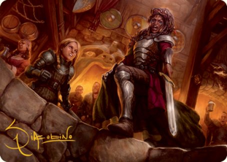 Veteran Dungeoneer Art Card (Gold-Stamped Signature) [Dungeons & Dragons: Adventures in the Forgotten Realms Art Series] | Exor Games New Glasgow