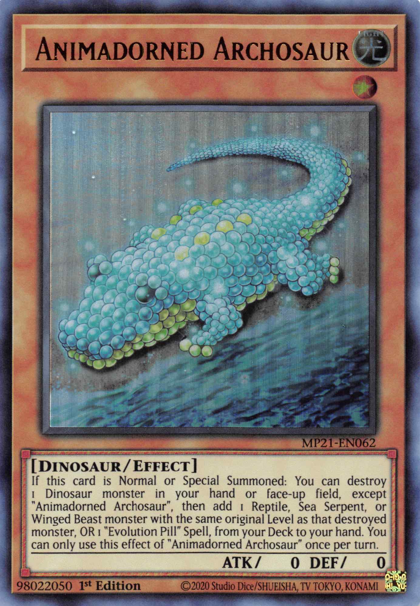 Animadorned Archosaur [MP21-EN062] Ultra Rare | Exor Games New Glasgow