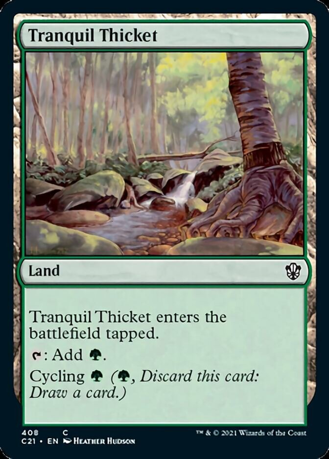 Tranquil Thicket [Commander 2021] | Exor Games New Glasgow