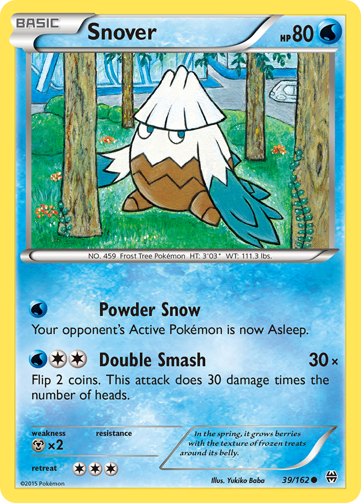 Snover (39/162) [XY: BREAKthrough] | Exor Games New Glasgow