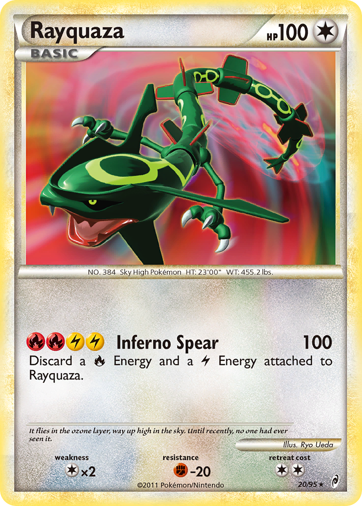 Rayquaza (20/95) [HeartGold & SoulSilver: Call of Legends] | Exor Games New Glasgow