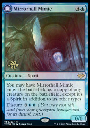 Mirrorhall Mimic // Ghastly Mimicry [Innistrad: Crimson Vow Prerelease Promos] | Exor Games New Glasgow