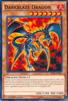 Darkblaze Dragon [SR02-EN006] Common | Exor Games New Glasgow