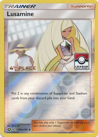 Lusamine (153a/156) (League Challenge Alt Art 4th Place) [Sun & Moon: Ultra Prism] | Exor Games New Glasgow