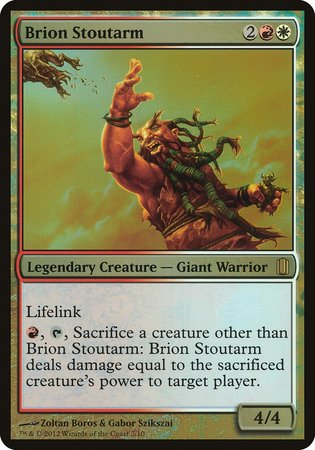 Brion Stoutarm (Commander's Arsenal) [Commander's Arsenal Oversized] | Exor Games New Glasgow