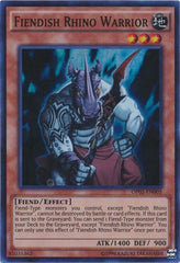 Fiendish Rhino Warrior [OP02-EN005] Super Rare | Exor Games New Glasgow