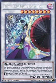 Flower Cardian Lightshower [DRL3-EN039] Secret Rare | Exor Games New Glasgow