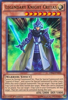 Legendary Knight Critias [DRL3-EN056] Ultra Rare | Exor Games New Glasgow