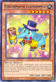 Performapal Elephammer [MP16-EN002] Rare | Exor Games New Glasgow