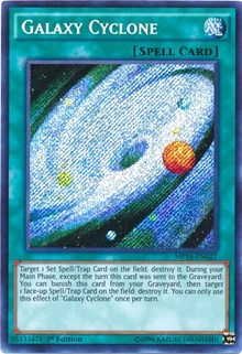 Galaxy Cyclone [MP16-EN027] Secret Rare | Exor Games New Glasgow